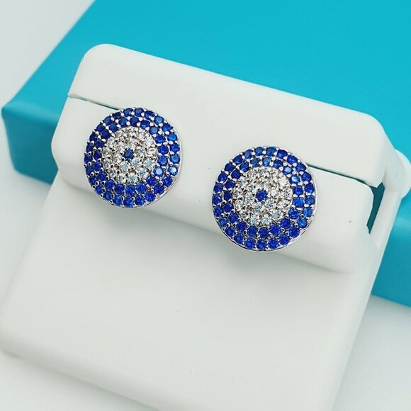 "925 Sterling Silver CZ Beautiful Earrings for Women, 1USPAR4227 - Picture 8 of 11